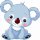 Koalabär Aufkleber Sticker Heckscheibenaufkleber selbstklebend Autoaufkleber Teddy Bär Sticker für Kinder Deko Set Car Wohnwagen wetterfest 10x10 cm