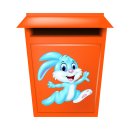 Hase Aufkleber – süßer Kaninchen Sticker für Auto, Fenster & mehr