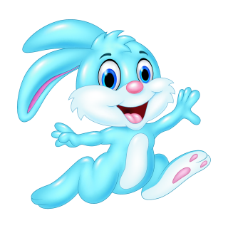 Hase Aufkleber – süßer Kaninchen Sticker für Auto, Fenster & mehr (10 x 10 cm)