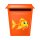 Goldfisch Aufkleber – fröhlicher Tier-Sticker für Auto, Fenster & Co. (27 x 19 cm)