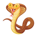Cobra Schlange Aufkleber – Tier-Sticker für...