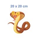 Cobra Schlange Aufkleber – Tier-Sticker für Auto, Motorrad & Fenster (20 x 20 cm)