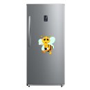 Smile Aufkleber – Lustige Biene Sticker für Auto, Fenster & Co. (10 x 10 cm)