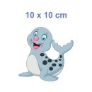 Seelöwe Aufkleber – niedlicher Tier-Sticker für Auto, Fenster & mehr (10 x 10 cm)