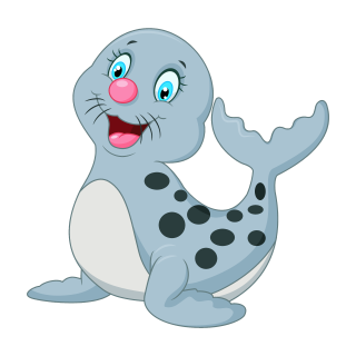 Seelöwe Aufkleber – niedlicher Tier-Sticker für Auto, Fenster & mehr (19 x 19 cm)