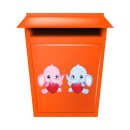 Babyelefant Aufkleber – süßer Tier-Sticker mit Herz für Auto & Fenster