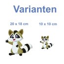 Waschbär Aufkleber – süßer...