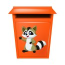 Waschbär Aufkleber – süßer Tier-Sticker für Auto, Wohnwagen & Fenster