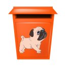 Mops Aufkleber – niedlicher Hundesticker für Auto, Fenster & Co.