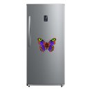 Smile Schmetterling Aufkleber – bunter Auto-Sticker, wetterfest & UV-beständig