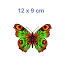 Smile Schmetterling Aufkleber – bunter Sticker für Auto, Fenster & Co. (12 x 9 cm)