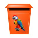 Papagei Aufkleber Smile – bunter, wetterfester Papageien-Sticker von Kleberio