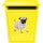 Aufkleber Mops selbstklebend Sticker Autoaufkleber Hund Motorradhelm Dekoration Wohnwagen Heckscheibenaufkleber Car Set wetterfest 20 x 19 cm