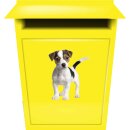 Aufkleber Jack Russel Terrier Hund Sticker Auto Motorrad Caravan wetterfest 10 x 12 cm
