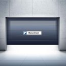 Parkplatzschild 52x11cm Wunschtext 52 x 11 cm gelocht