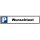 Parkplatzschild 52x11cm Wunschtext 52 x 11 cm gelocht
