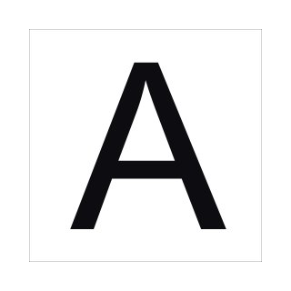 Hochwertige Buchstabenaufkleber wetterfest, selbstklebend, ideal für Innen & Außen – Markenqualität von Kleberio Buchstabe: „A“ (5 cm hoch)