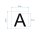 Hochwertige Buchstabenaufkleber wetterfest, selbstklebend, ideal für Innen & Außen – Markenqualität von Kleberio Buchstabe: „A“ (5 cm hoch)