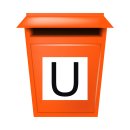 Hochwertige Buchstabenaufkleber wetterfest, selbstklebend, ideal für Innen & Außen – Markenqualität von Kleberio Buchstabe: „U“ (10 cm hoch)