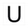 Hochwertige Buchstabenaufkleber wetterfest, selbstklebend, ideal für Innen & Außen – Markenqualität von Kleberio Buchstabe: „U“ (10 cm hoch)