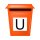 Hochwertige Buchstabenaufkleber wetterfest, selbstklebend, ideal für Innen & Außen – Markenqualität von Kleberio Buchstabe: „U“ (10 cm hoch)