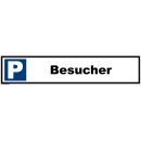 Parkplatzschild - Besucher - 52 x 11 cm Parkverbotsschild...