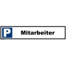 Parkplatzschild - Mitarbeiter - Verbotsschild Parkverbot...