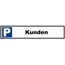 Parkplatzschild - Kunden - 52 x 11 cm Parkverbotsschild...