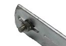 Rohrschelle DN76 verzinkt – für 76 mm Rundrohr mit 500 mm Bohrlochabstand (2 Stück)