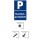 Parkplatzschild - Kundenparkplatz - 30 x 45 cm gelocht mit Montagekit Verbotsschild Parkverbot Parkverbotsschild Verkehrs-Schilder Einfahrt freihalten parken verboten