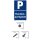 Parkplatzschild - Kundenparkplatz - 40 x 60 cm gelocht & Montagekit Verbotsschild Parkverbot Parkverbotsschild Einfahrt freihalten parken verboten
