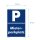 Parkplatzschild - Mieterparkplatz - 20 x 30 cm Verbotsschild Parkverbot Parkverbotsschild Verkehrs-Schilder Einfahrt freihalten parken verboten