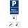 Parkplatzschild - Mieterparkplatz - 20 x 30 cm gelocht mit Montageset Verbotsschild Parkverbot Parkverbotsschild Einfahrt freihalten parken verboten