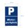 Parkplatzschild - Mieterparkplatz - 30 x 45 cm gelocht mit Montageset Verbotsschild Parkverbot Parkverbotsschild Einfahrt freihalten parken verboten