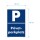 Verbotsschild Parkverbot - Privatparkplatz - Warnhinweis 30 x 45 cm gelocht & Kit
