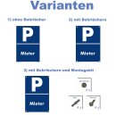 Verbotsschild Parkverbot - Mieter - Warnhinweis
