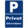 Privatparkplatz Schild - Privat Bitte freihalten - 20 x 30 cm mit Bohrlöchern Parken verboten Schild Privatgrundstück