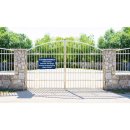 Privatgrundstück Schild - Unberechtigt Parkende werden abgeschleppt (20x30 cm)