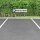 Parkplatzschild - Kundenparkplatz - 52 x 11 cm mit Einschlagpfosten Verbotsschild Parkverbot Parkverbotsschild Verkehrs-Schilder Einfahrt freihalten parken verboten