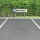 Parkplatzschild - Mitarbeiter - 52 x 11 cm mit Einschlagpfosten Verbotsschild Parkverbot Parkverbotsschild Verkehrs-Schilder Einfahrt freihalten parken verboten