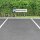 Parkplatzschild -Behindertenparkplatz- 52 x 11 cm mit Einschlagpfosten Verbotsschild Parkverbot Parkverbotsschild Einfahrt freihalten parken verboten