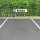 Parkplatzschild - Kunden - 52 x 11 cm mit Einschlagpfosten Verbotsschild Parkverbot Parkverbotsschild Verkehrs-Schilder Einfahrt freihalten parken verboten