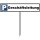 Parkplatzschild - Geschäftsleitung - 52 x 11 cm mit Einschlagpfosten Verbotsschild Parkverbot Parkverbotsschild Verkehrs-Schilder Einfahrt freihalten parken verboten