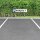 Parkplatzschild - Stellplatz 1 - 52 x 11 cm mit Einschlagpfosten Verbotsschild Parkverbot Parkverbotsschild Einfahrt freihalten parken verboten
