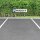Parkplatzschild - Stellplatz 6 - 52 x 11 cm mit Einschlagpfosten Verbotsschild Parkverbot Parkverbotsschild Einfahrt freihalten parken verboten