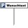 Parkplatzschild - Wunschtext - 52 x 11 cm mit Einschlagpfosten Verbotsschild Parkverbot Parkverbotsschild Verkehrs-Schilder Einfahrt freihalten parken verboten