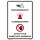 Schild Videoüberwachung - Videoüberwacht, Alarmgesichert, Zutritt für Unbefugte verboten - Warnhinweis 30 x 45 cm gelocht