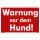 Warnung vor dem Hund Schild 30x45 cm - Betreten auf eigene Gefahr