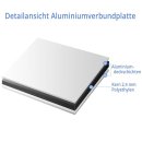 Achtung freilaufender Hund Schild 30x45 cm gelocht