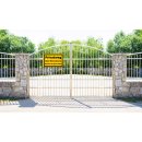 Privatweg Schild – Kein Winterdienst, Warnschild wetterfest & langlebig